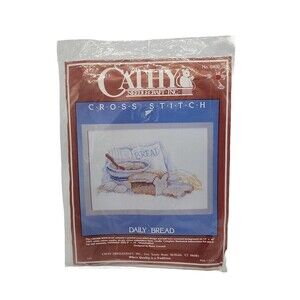 Cathy's Needlecraft Cross Stitch Kit #400 Daily Bread Vintage NOS